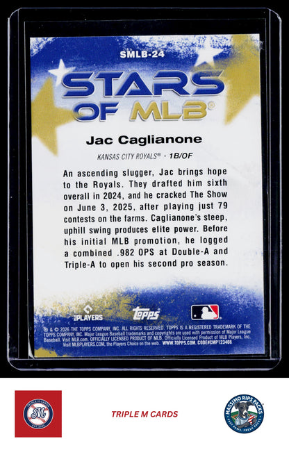 2026 Topps #SMLB-24 Jac Caglianone Stars of MLB
