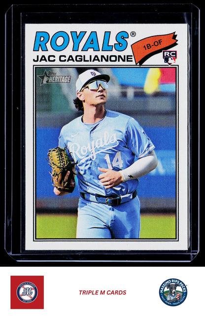 2026 Topps Heritage #136 Jac Caglianone