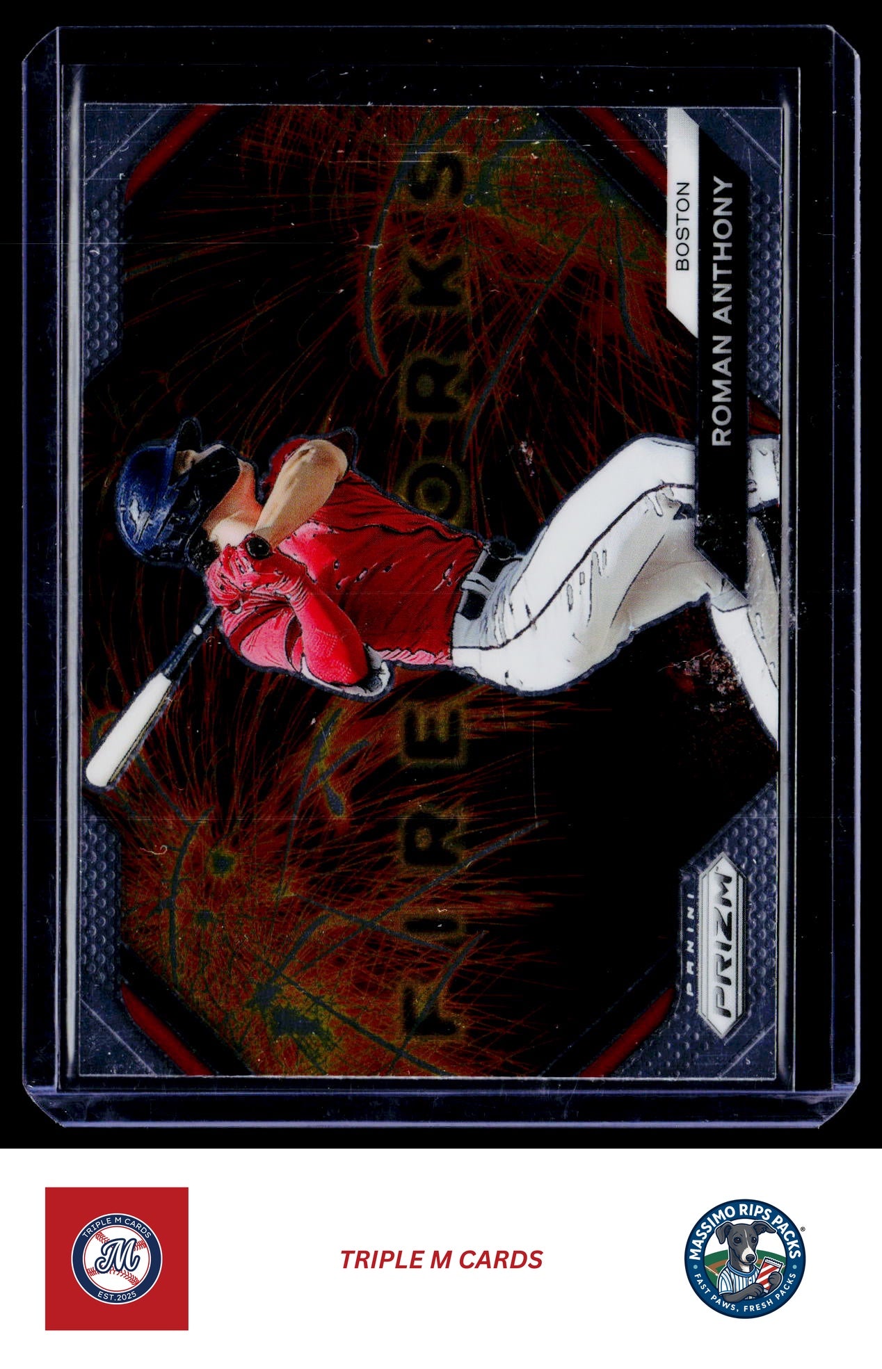2024 Panini Prizm #25 Roman Anthony Fireworks