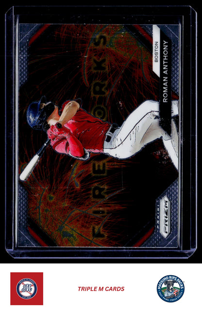 2024 Panini Prizm #25 Roman Anthony Fireworks