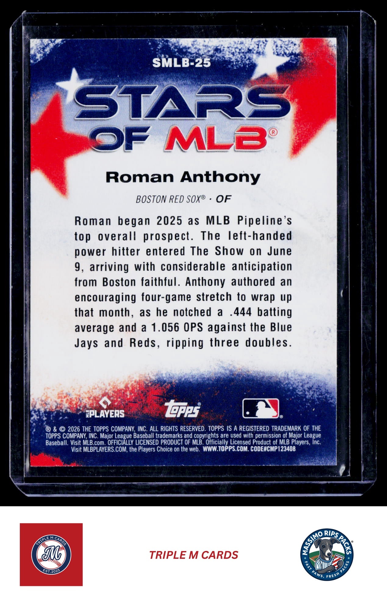2026 Topps #SMLB-25 Roman Anthony Stars of MLB