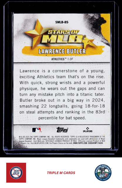 2025 Topps Update #SMLB-85 Lawrence Butler Stars of MLB