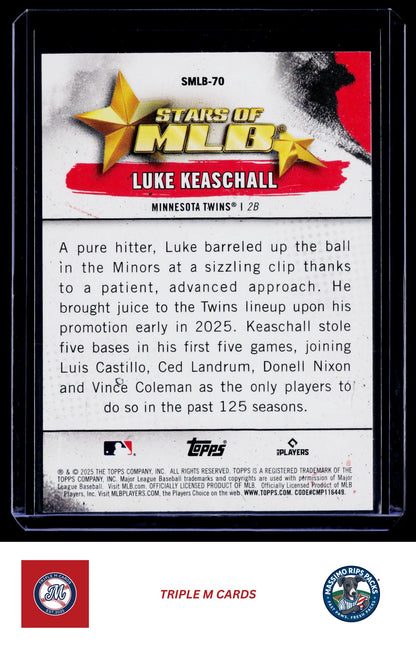 2025 Topps Update #SMLB-70 Luke Keaschall Stars of MLB