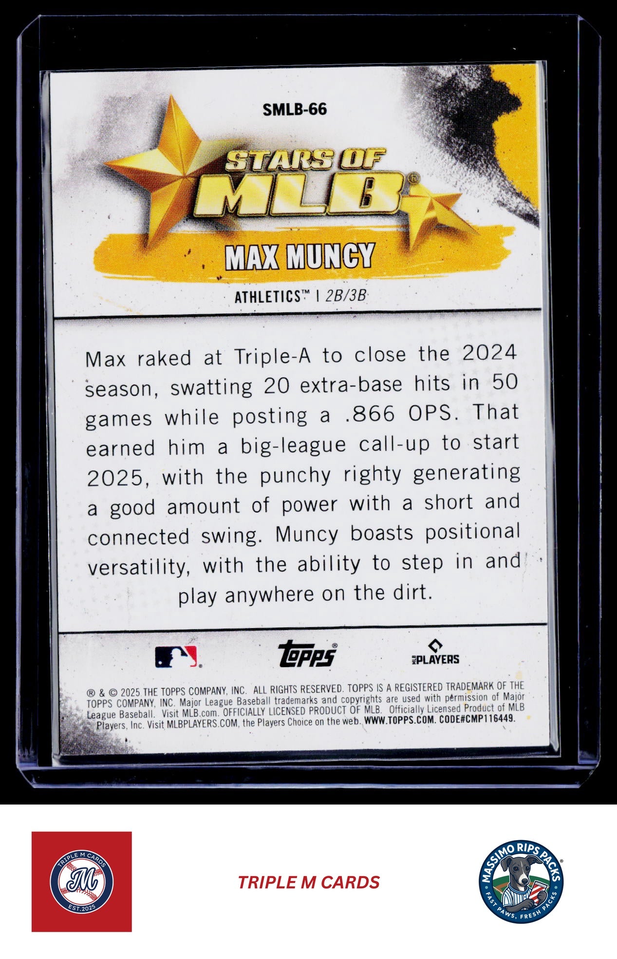 2025 Topps Update #SMLB-66 Max Muncy Stars of MLB Pink