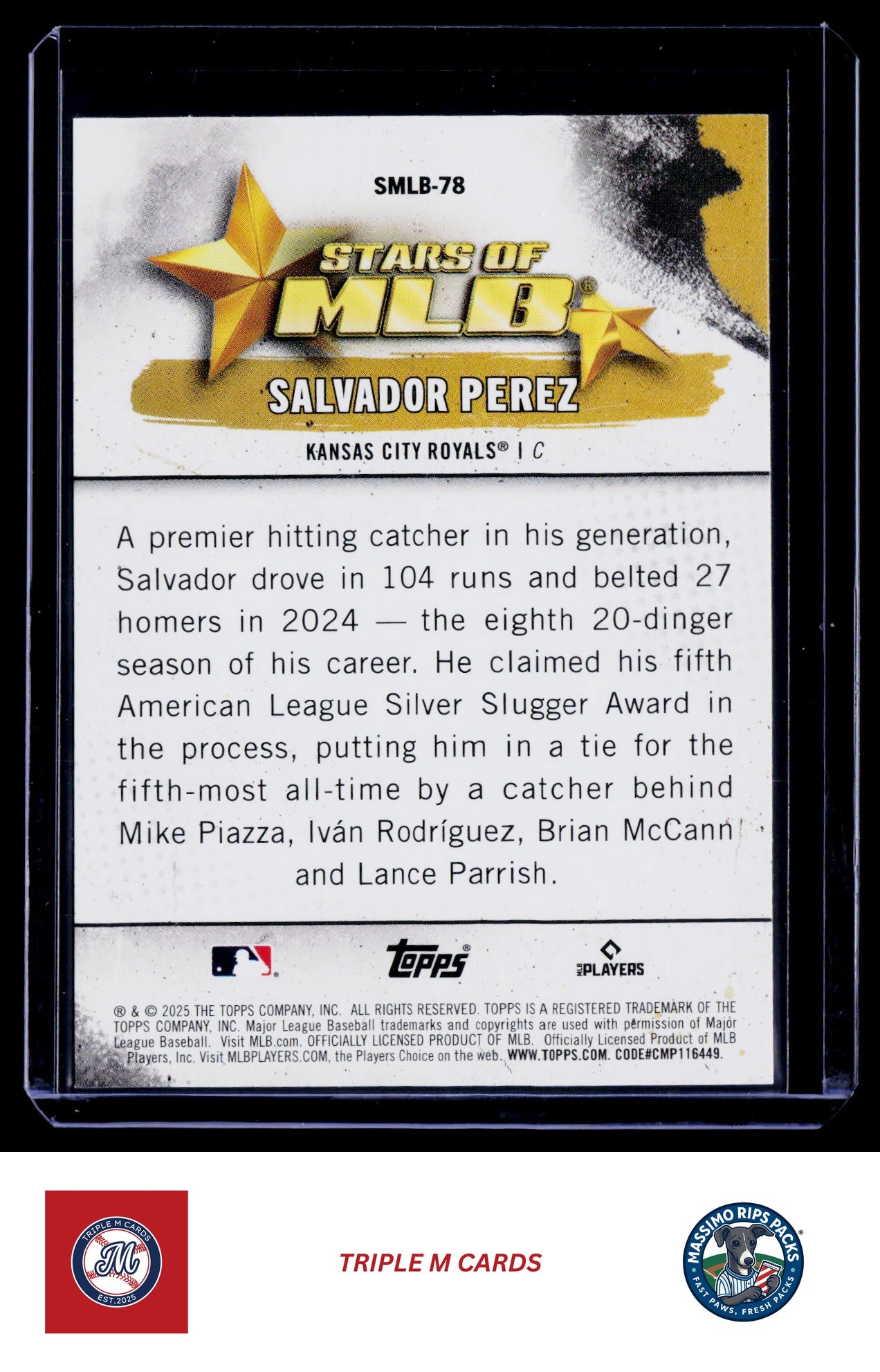 2025 Topps Update #SMLB-78 Salvador Perez Stars of MLB