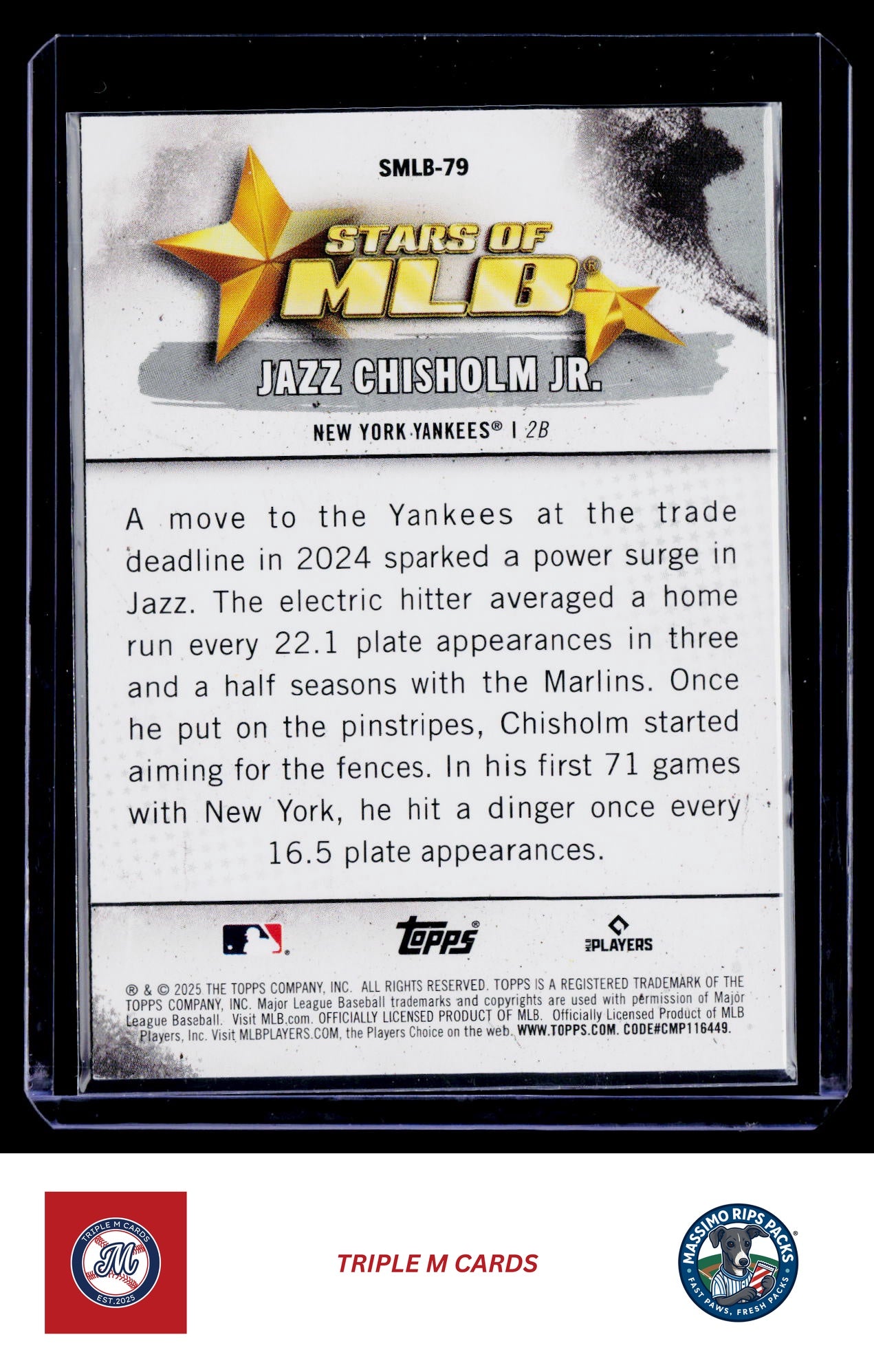 2025 Topps Update #SMLB-79 Jazz Chisholm Jr. Stars of MLB