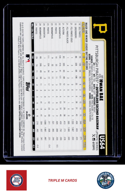 2025 Topps Update #US64 Ji Hwan Bae Holiday