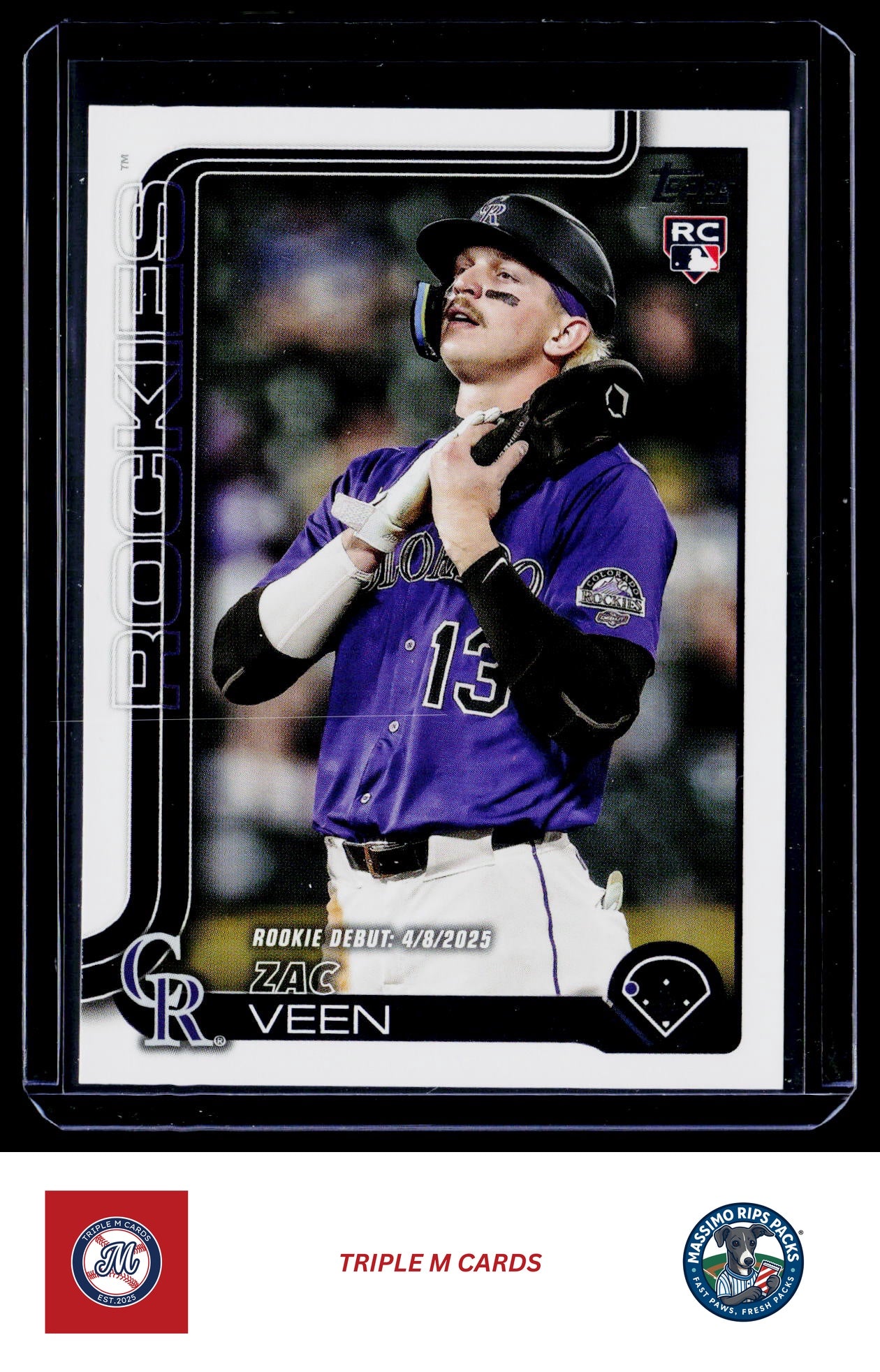 2025 Topps Update #US2 Zac Veen
