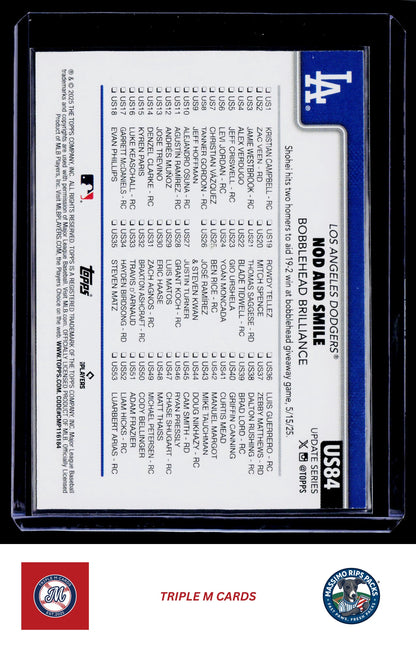 2025 Topps Update #US84 Nod and Smile