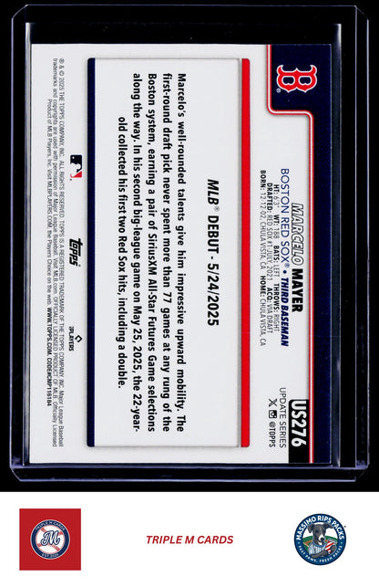 2025 Topps Update #US276 Marcelo Mayer