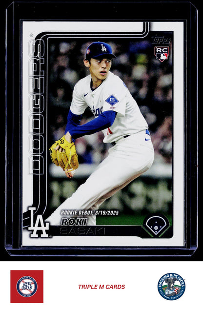 2025 Topps Update #US199 Roki Sasaki