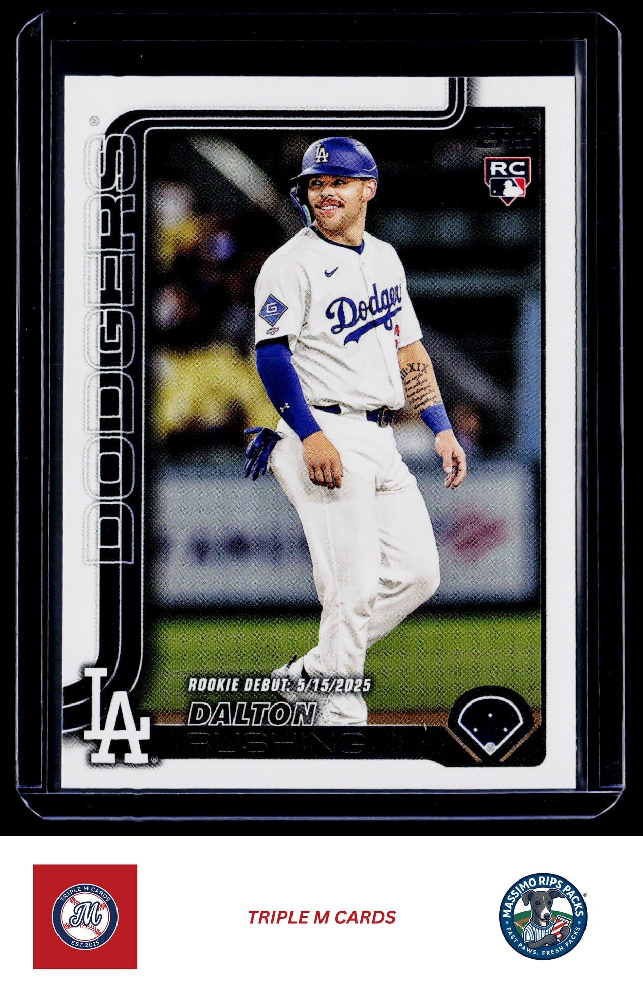 2025 Topps Update #US256 Dalton Rushing