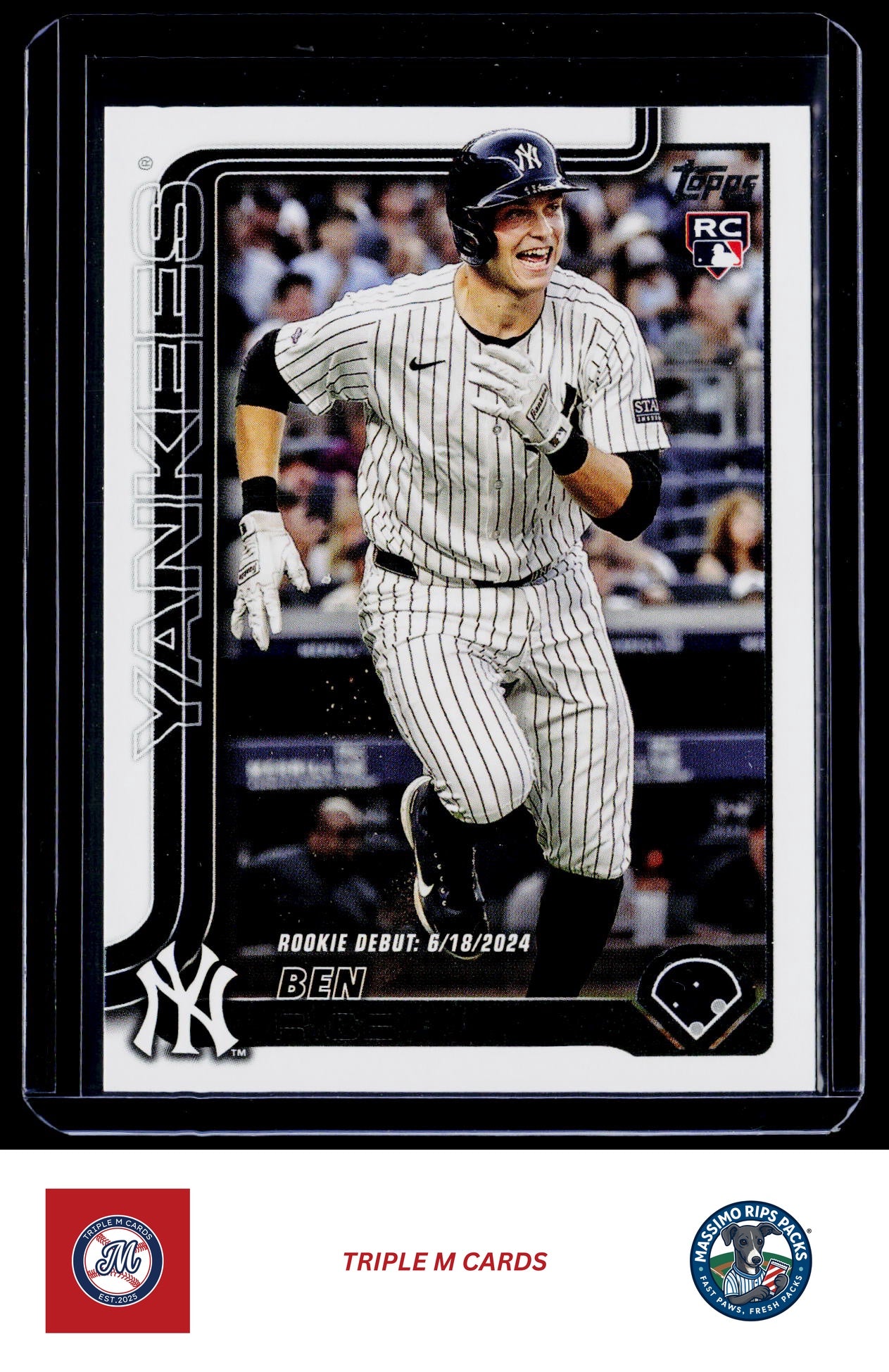 2025 Topps Update #US25 Ben Rice