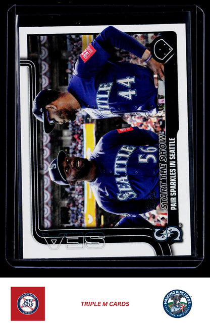 2025 Topps Update #US244 Start The Show (Julio Rodríguez / Randy Arozarena)