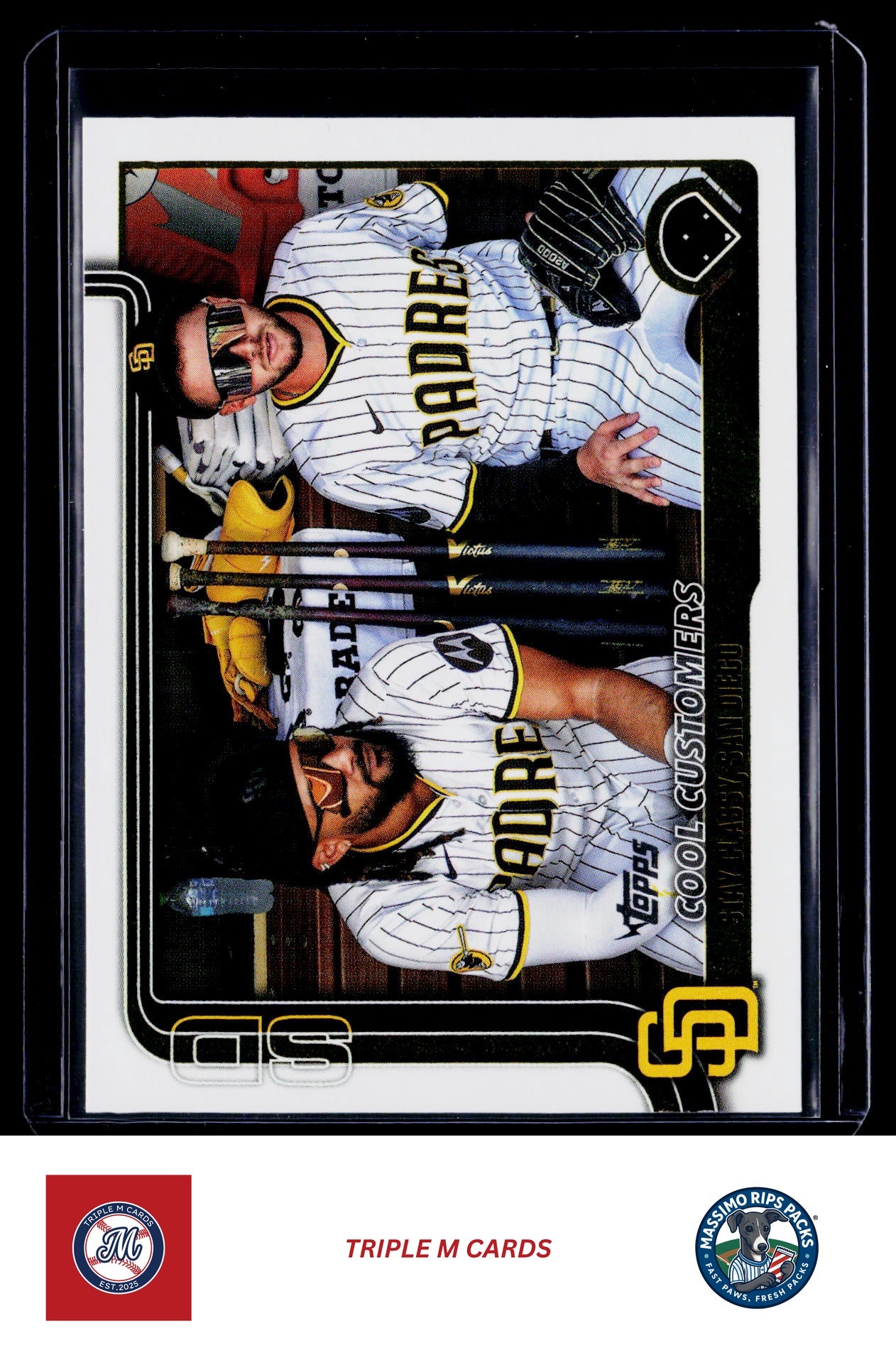 2025 Topps Update #US221 Cool Customers (Jackson Merrill / Fernando Tatis Jr.)