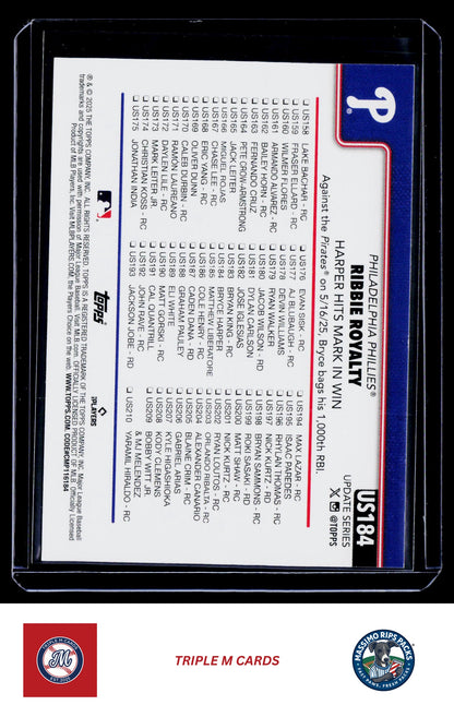 2025 Topps Update #US184 Ribbie Royalty