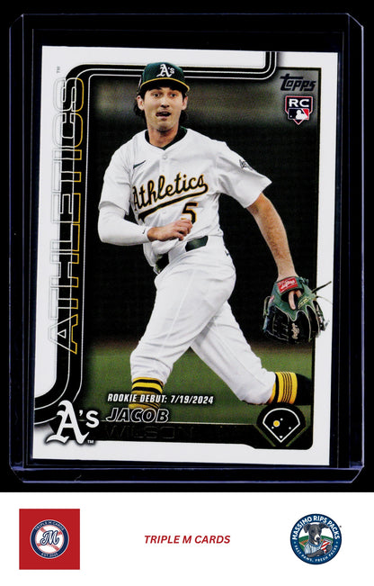 2025 Topps Update #US180 Jacob Wilson