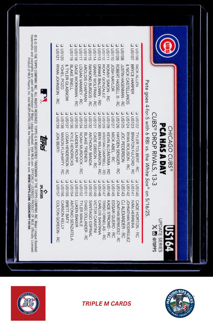 2025 Topps Update #US164 PCA Has A Day