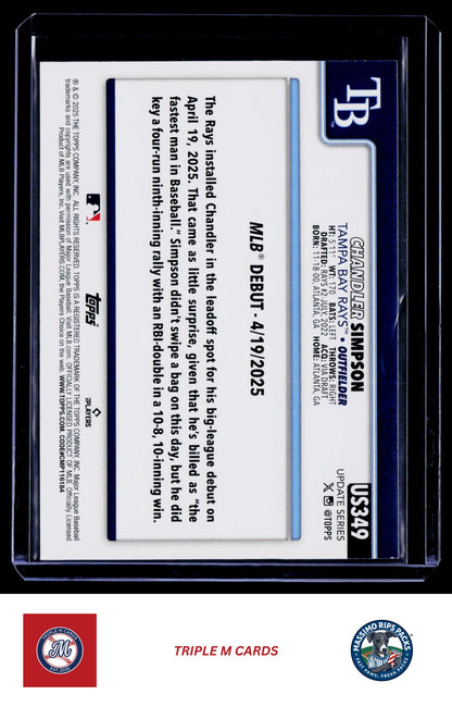 2025 Topps Update #US349 Chandler Simpson