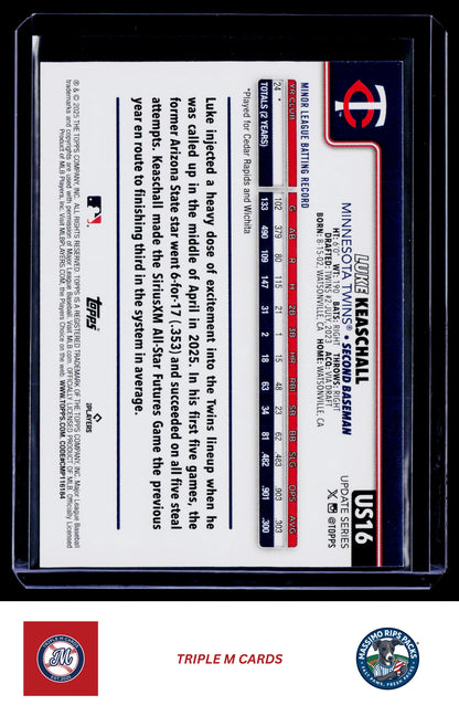 2025 Topps Update #US16 Luke Keaschall