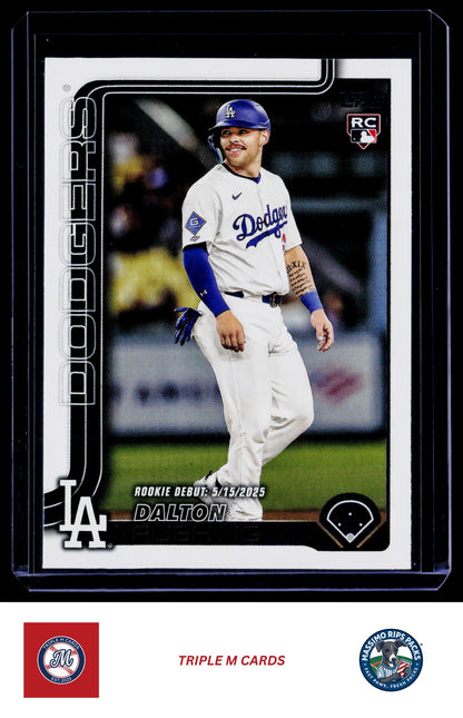 2025 Topps Update #US38 Dalton Rushing