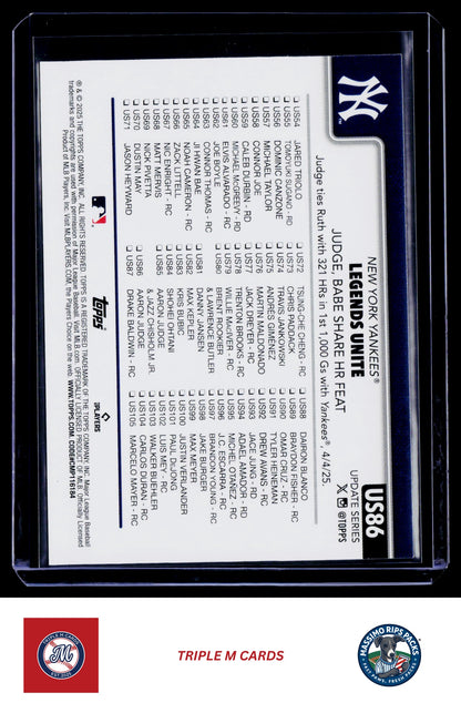 2025 Topps Update #US86 Legends Unite
