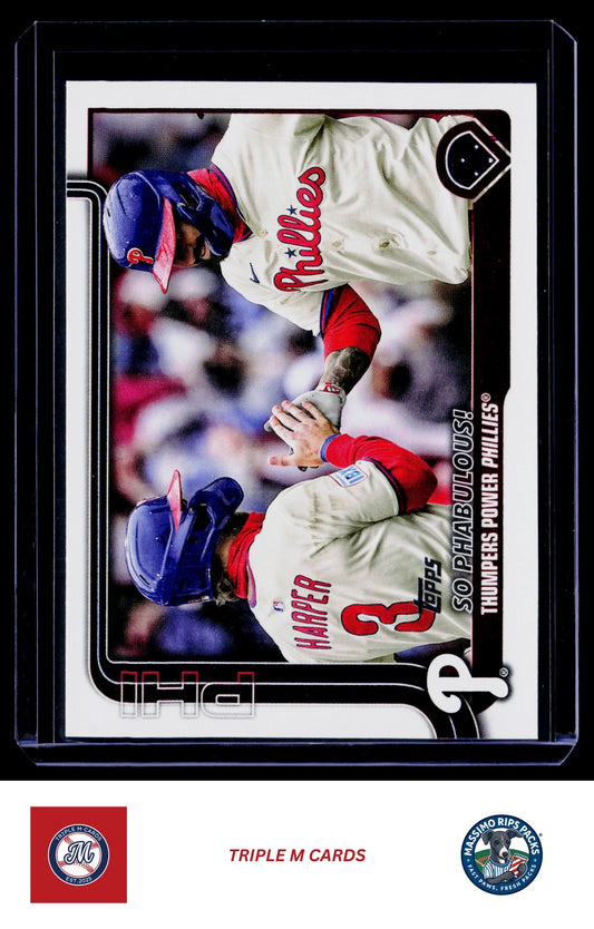 2025 Topps Update #US107 So Phabulous! (Bryce Harper / Nick Castellanos)
