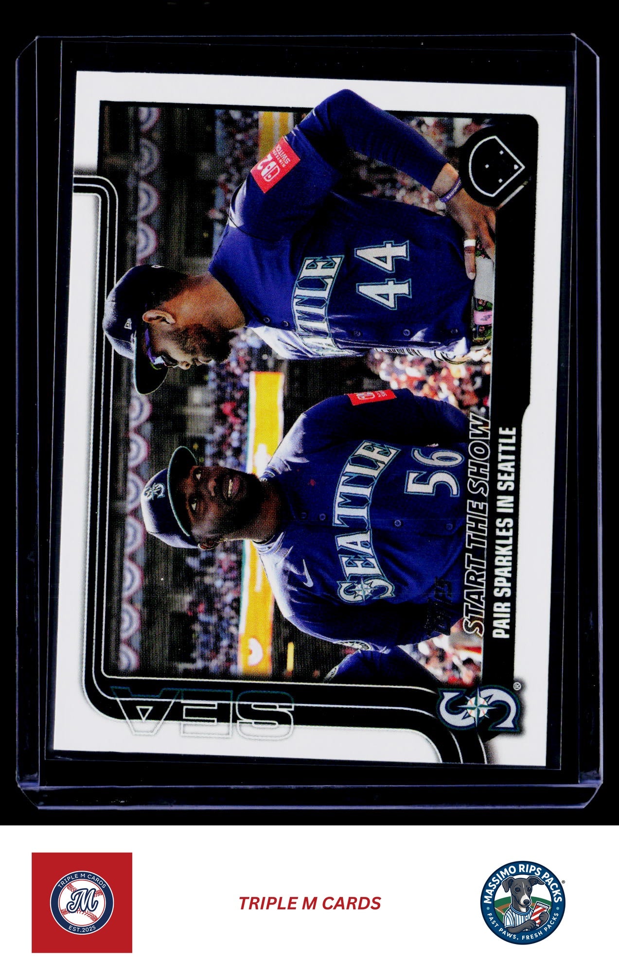 2025 Topps Update #US244 Julio Rodríguez / Randy Arozarena Sandglitter
