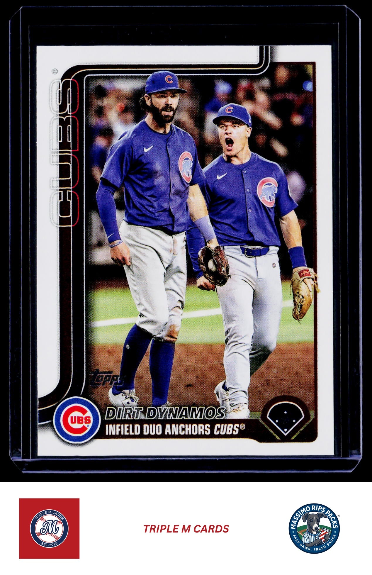 2025 Topps Update #US309 Dirt Dynamos (Dansby Swanson / Matt Shaw)