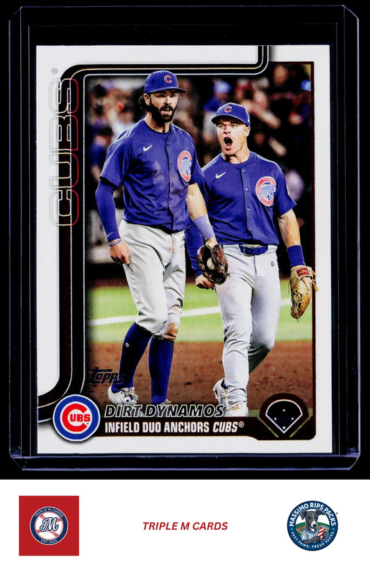 2025 Topps Update #US309 Dirt Dynamos (Dansby Swanson / Matt Shaw)
