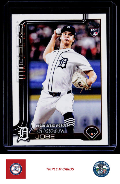 2025 Topps Update #US193 Jackson Jobe