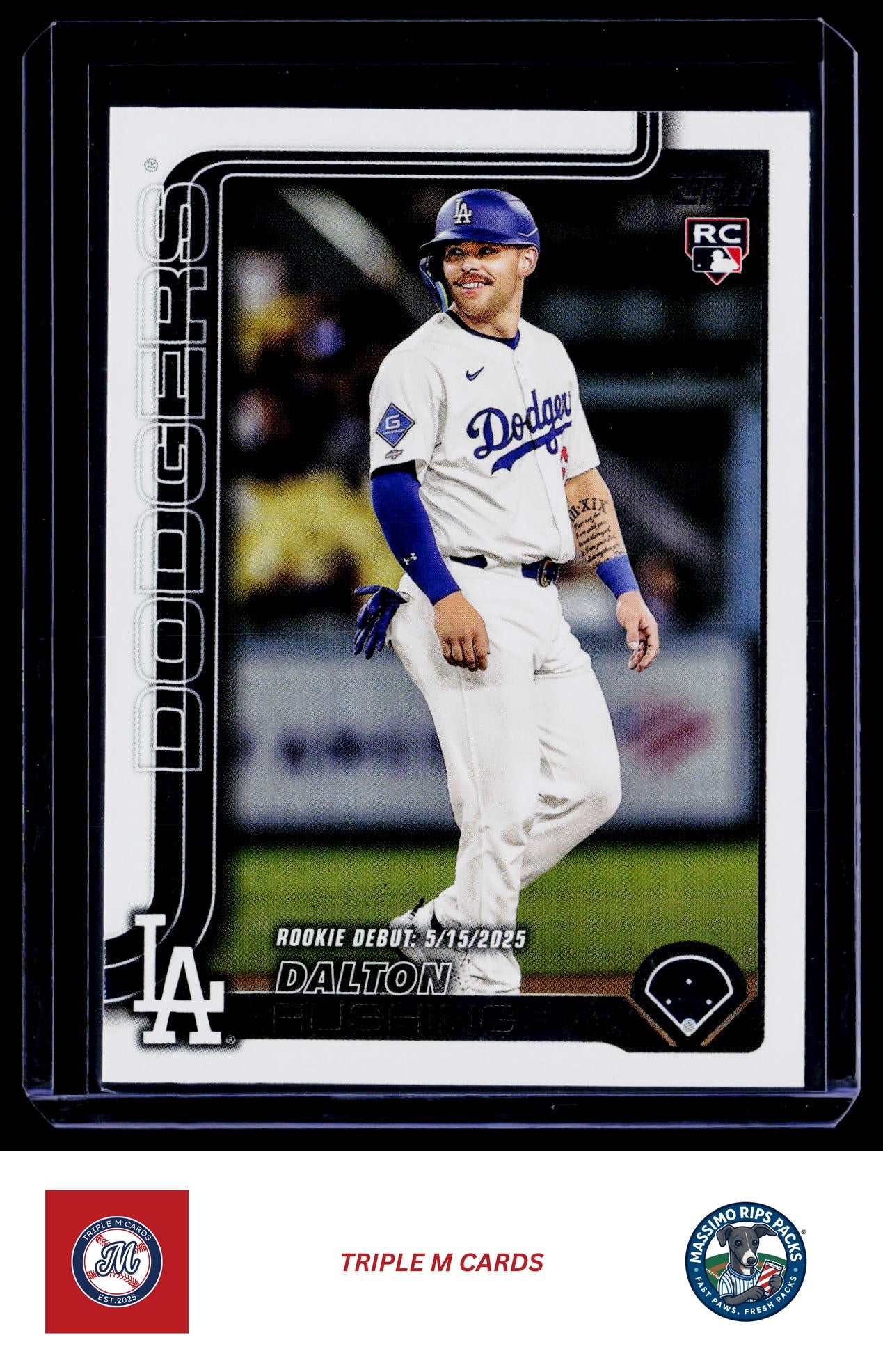 2025 Topps Update #US256 Dalton Rushing