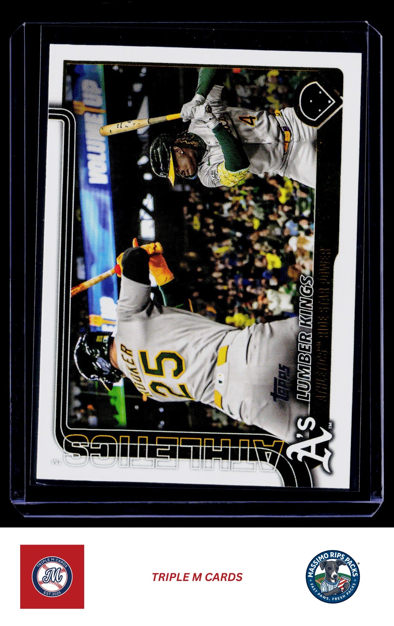 2025 Topps Update #US80 Lumber Kings (Lawrence Butler / Brent Rooker)