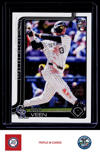2025 Topps Update #US286 Zac Veen