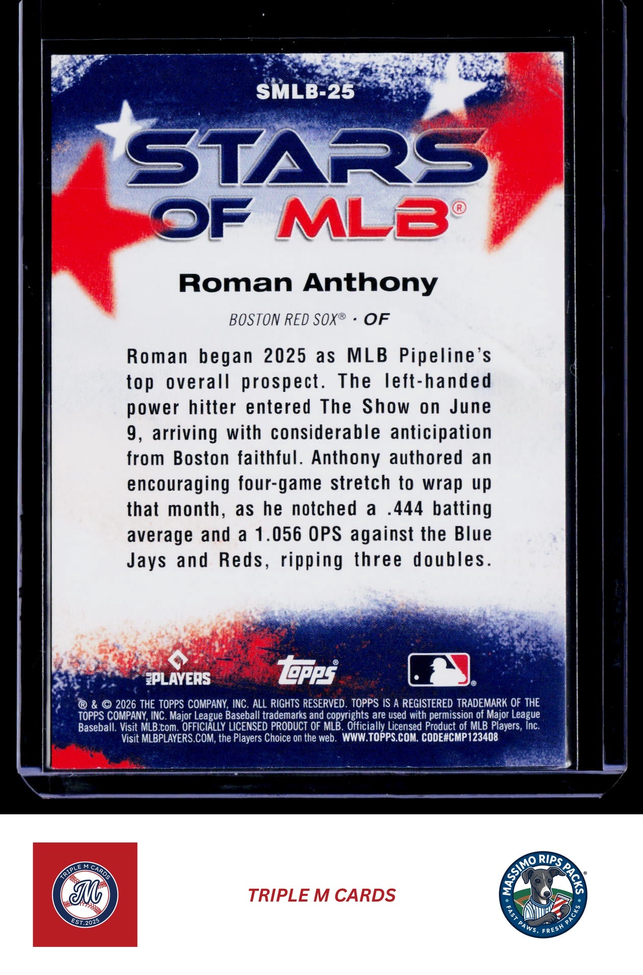 2026 Topps #SMLB-25 Roman Anthony Stars of MLB