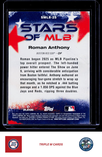 2026 Topps #SMLB-25 Roman Anthony Stars of MLB