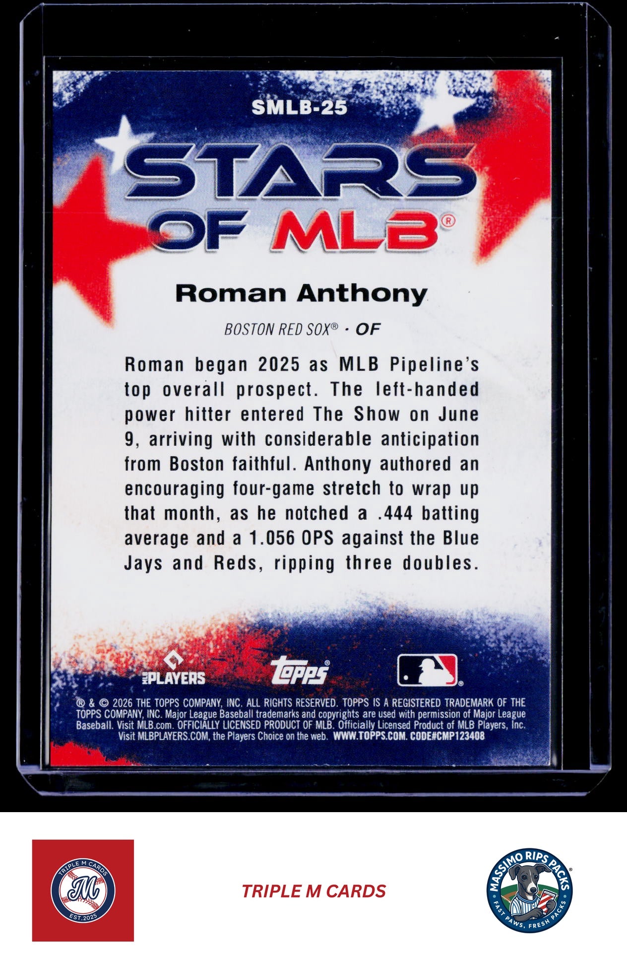 2026 Topps #SMLB-25 Roman Anthony Stars of MLB