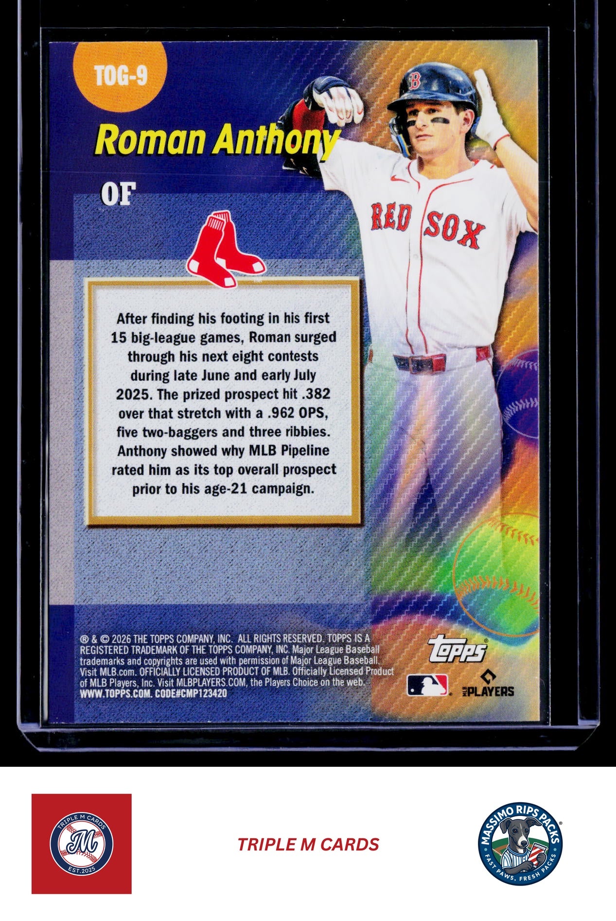 2026 Topps #TOG-9 Roman Anthony Titans of the Game