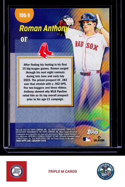2026 Topps #TOG-9 Roman Anthony Titans of the Game