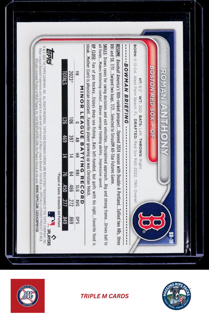 2024 Bowman Draft #BD-19 Roman Anthony