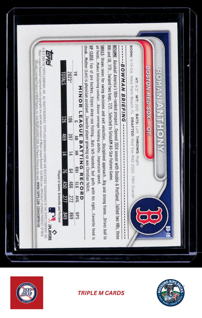 2024 Bowman Draft #BD-19 Roman Anthony