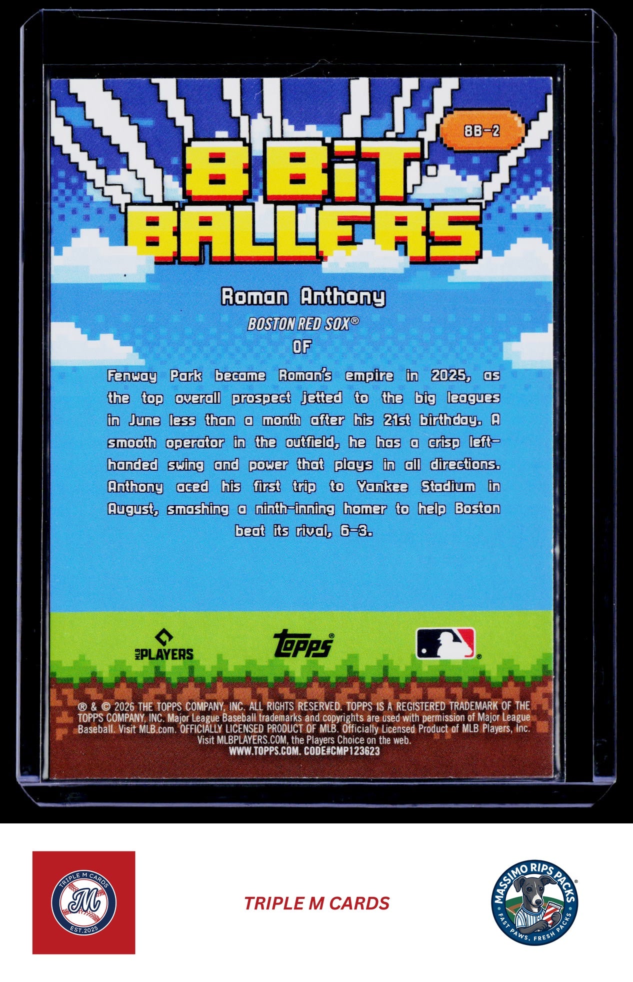 2026 Topps #8B-2 Roman Anthony 8 Bit Ballers