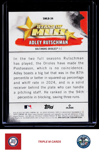 2025 Topps #SMLB-34 Adley Rutschman Stars of MLB