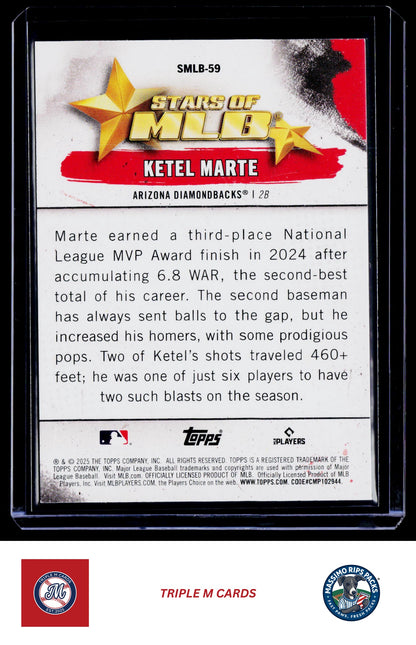 2025 Topps #SMLB-59 Ketel Marte Stars of MLB