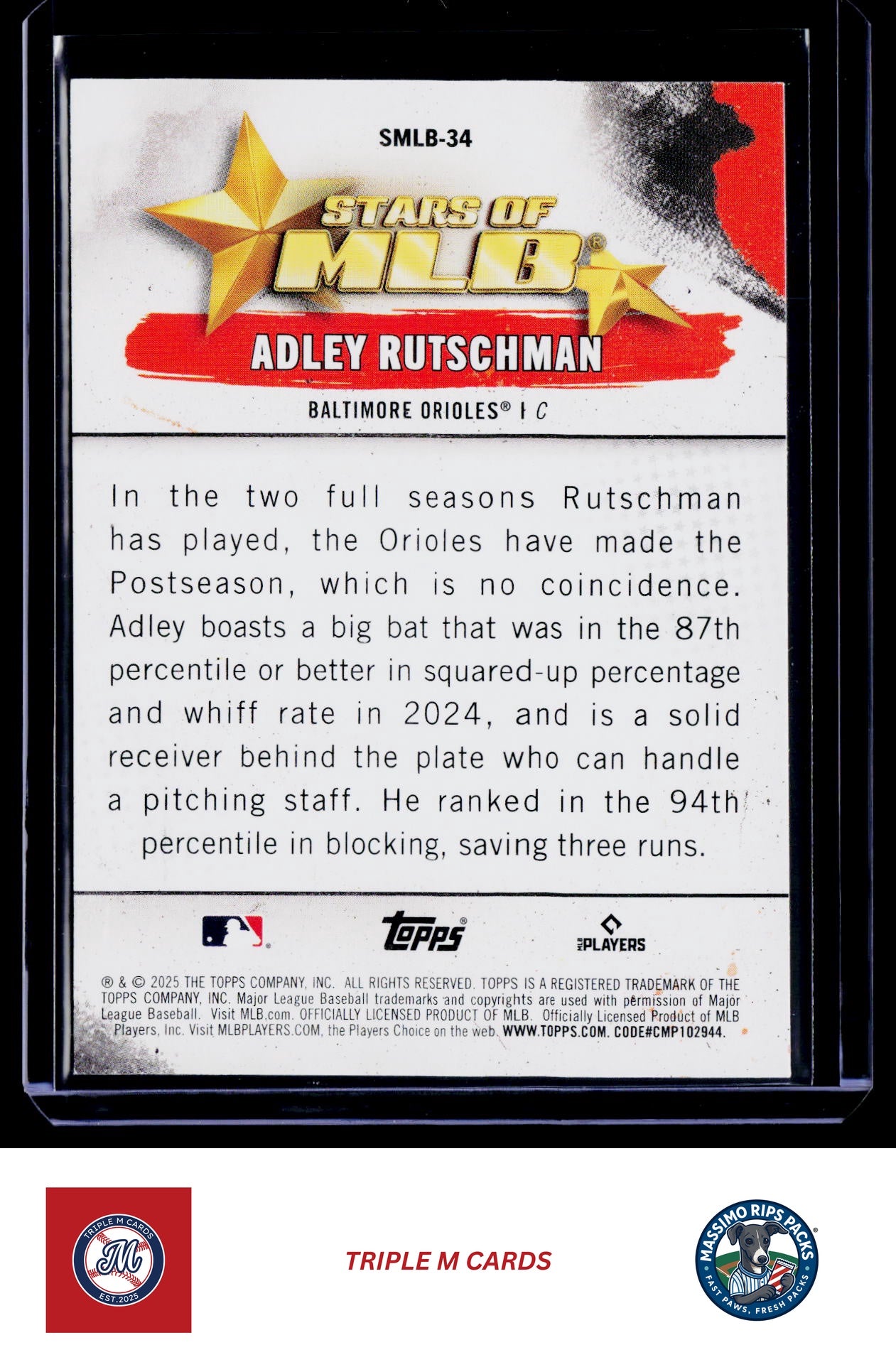 2025 Topps #SMLB-34 Adley Rutschman Stars of MLB