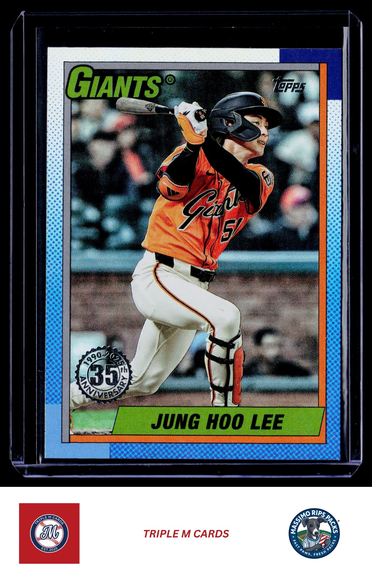 2025 Topps Update #U90-21 Jung Hoo Lee 1990 Topps Baseball 35th Anniversary