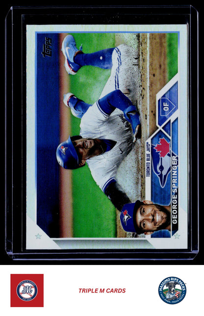 2023 Topps Toronto Blue Jays #TOR-11 George Springer