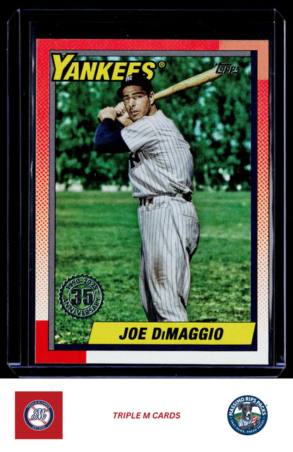 2025 Topps Update #U90-39 Joe DiMaggio 1990 Topps Baseball 35th Anniversary
