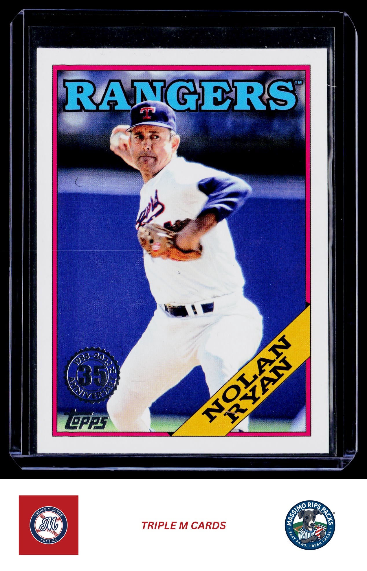 2023 Topps #T88-86 Nolan Ryan 1988 Topps Baseball 35th Anniversary (Series One)
