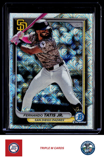 2024 Bowman Chrome #92 Fernando Tatis Jr. Mojo Refractors